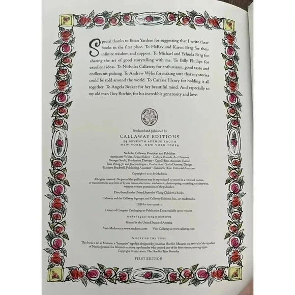 The English Roses | by Madonna. 1st Edition. Copyright 2003. Hardback - Picture 12 of 12